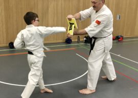 Karate-Training mit Herrn Kozarcuk